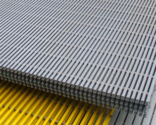 pultruded fiberglass grating grey